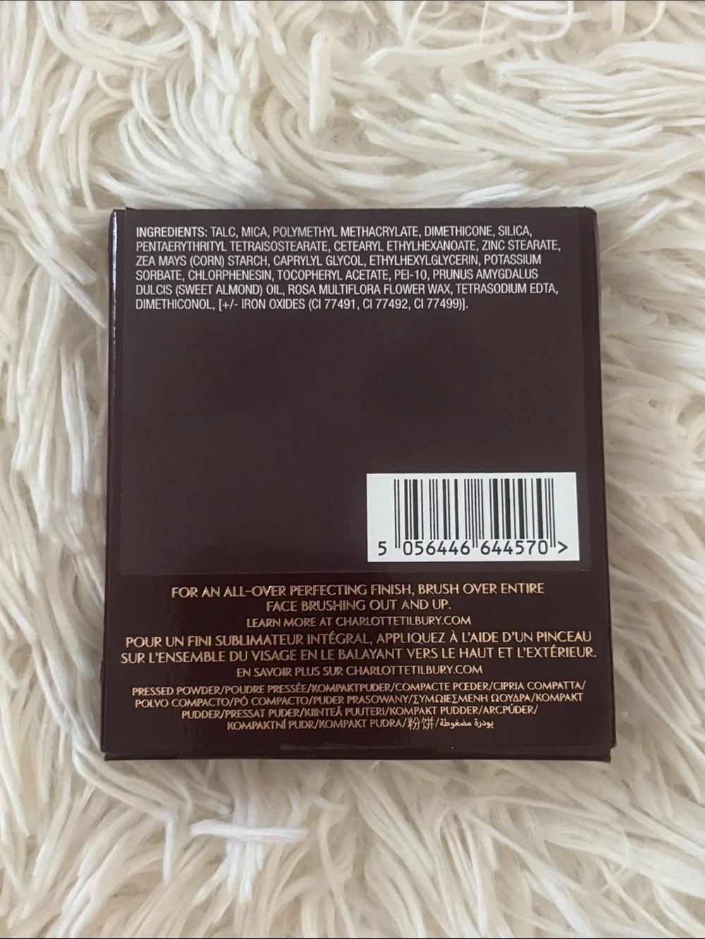 Sephora Brown Compact Airbrush Finish Setting Powder Shade 3 Tan